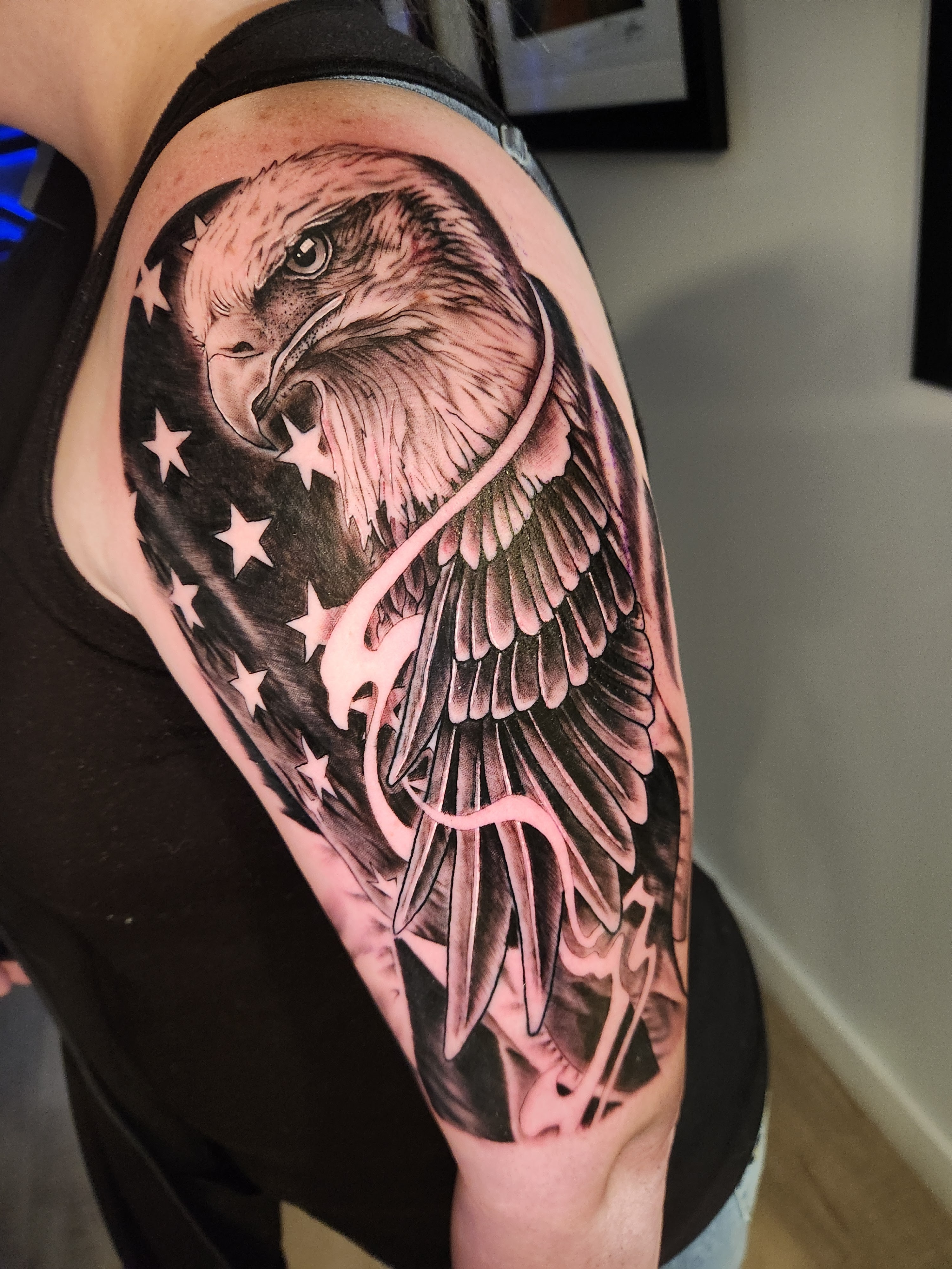 Black and grey realism tattoo 7