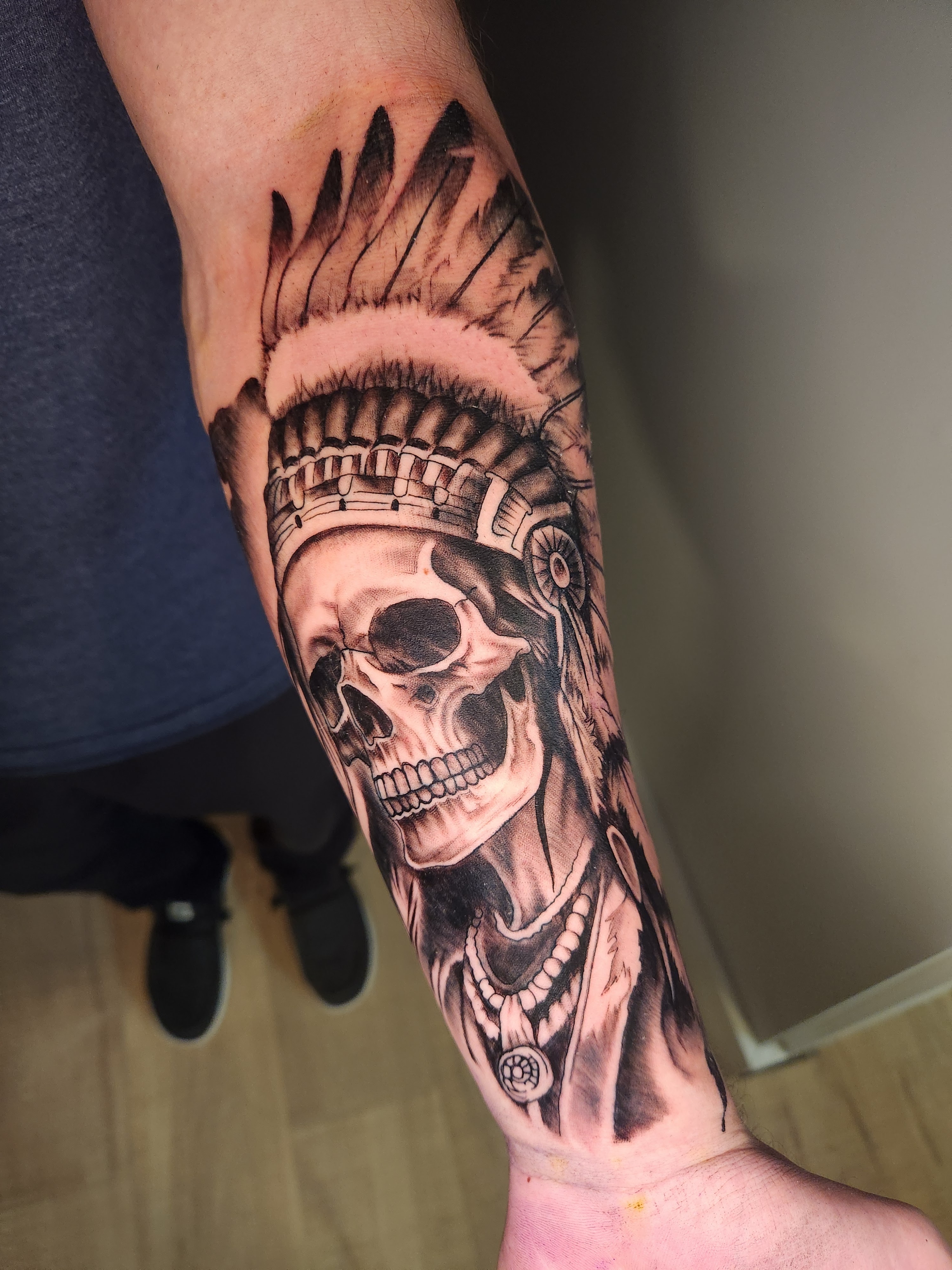 Black and grey realism tattoo 8